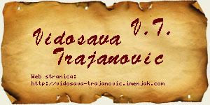 Vidosava Trajanović vizit kartica